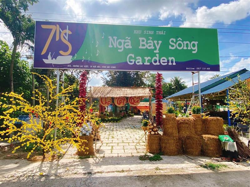 Khu du lịch sinh thái Ngã Bảy Sông Garden – Hậu Giang